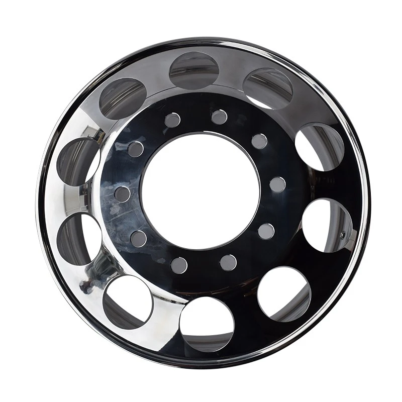 24×8.25 Inch Forged Double Sided Polishing Aluminum Truck Wheels