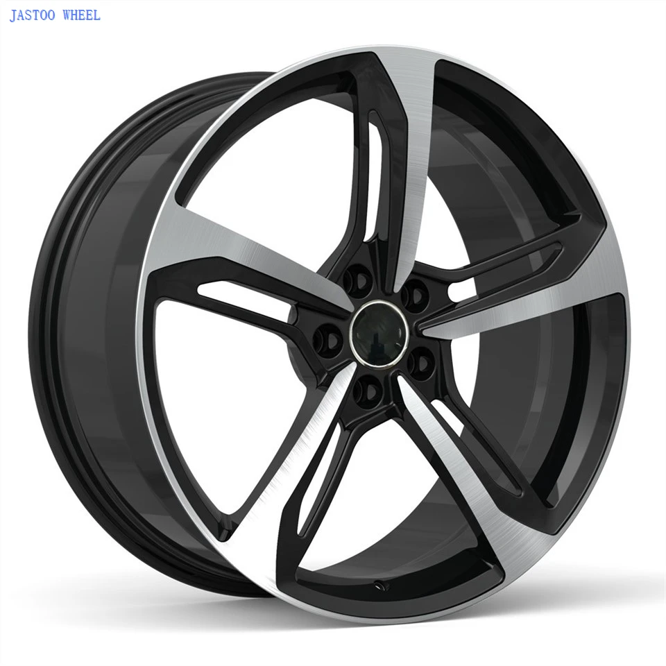 Gloss Black 20*9 Inch Forged Aluminum Car Wheel For Audi